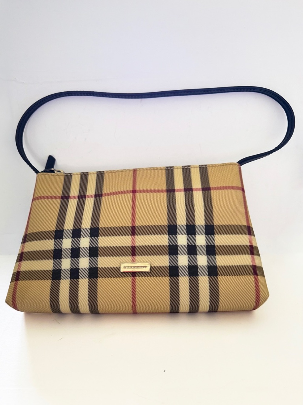 BURBERRY Classic Nova-Check Pochette Bag (PERFECT)